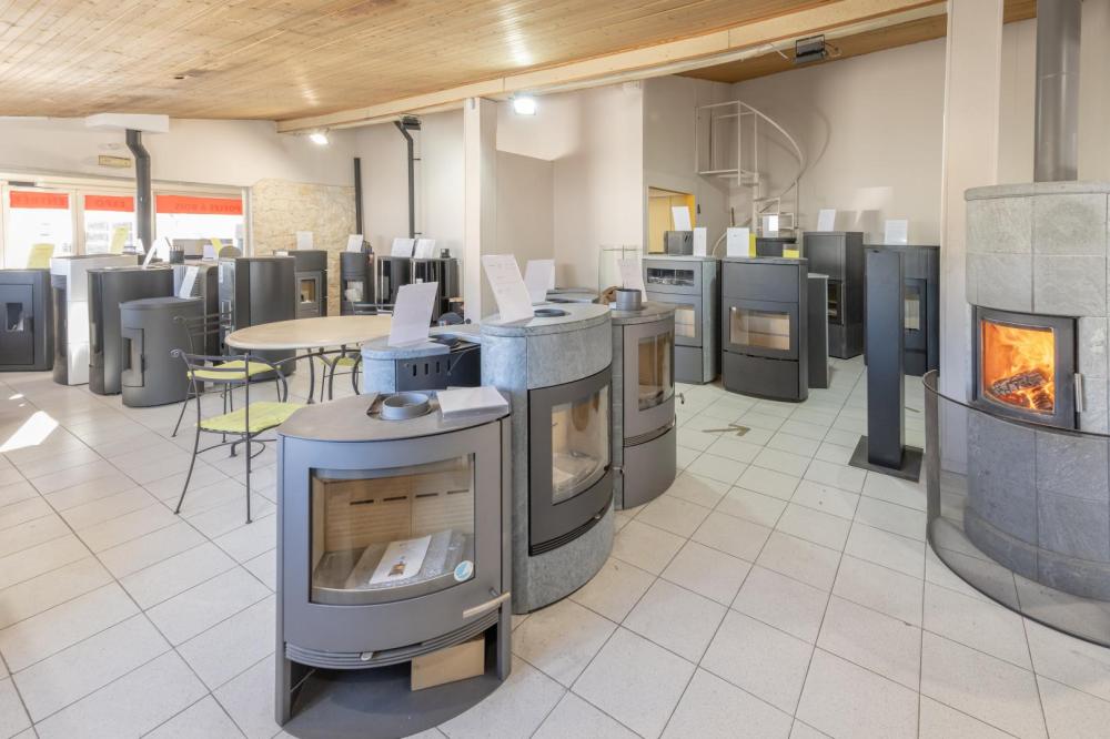 Des produits de qualité dans un magasin de cheminées à Nice